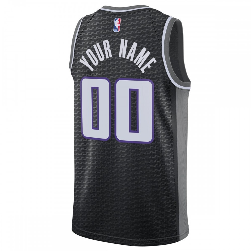 Sacramento Kings Jordan Brand Unisex 2022/23 Swingman Custom Jersey - Statement Edition - Black-Pro Kit Vault | Brand New 26/27 Sports Jerseys